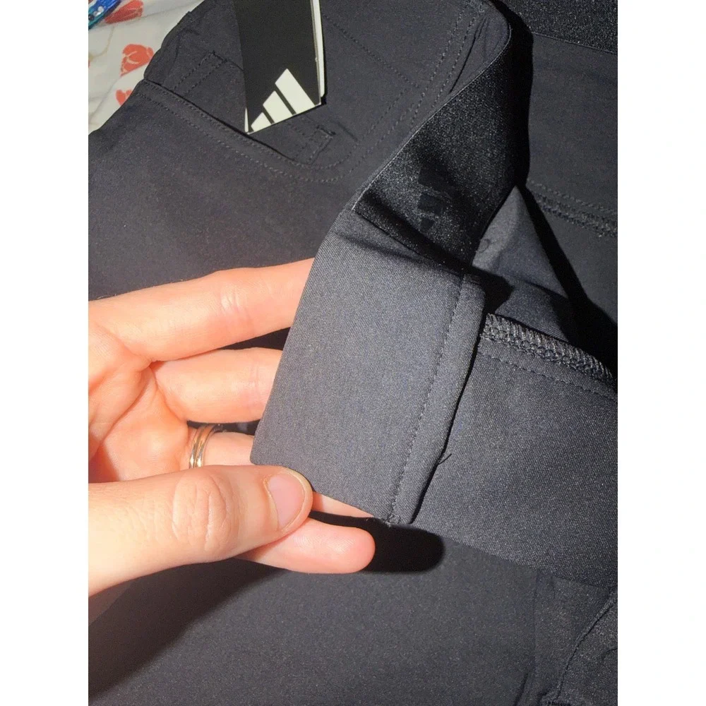 Adidas Ultimate365 5-Pocket Golf Pants Mens 40x30 Black Performance Stretch NWT